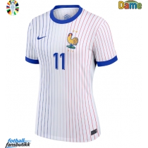 Frankrike Ousmane Dembele #11 Bortedrakt Dame EM 2024 Kortermet